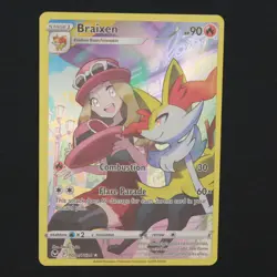 Braixen Silver Tempest Pokemon Ultra Rare Holofoil TG01/TG30 NM - Image 1