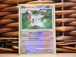 Pokemon VIGOROTH 68/123 REV HOLO | LP Light Play | Mysterious Treasures | 2007 - Image 1