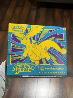 Pokemon Center Ascended Heroes ETB Elite Trainer Box- New Sealed - read descip - Image 1