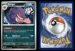 GENGAR 057/091 UNCOMMON PALDEAN FATES POKEMON NM - Image 1