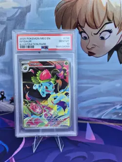 Pokemon Ivysaur Illustration Rare Me01: Mega Evolution Holo 134/132 PSA 10 - Image 1