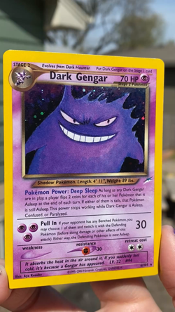 Dark Gengar 6/105 Neo Destiny Holo NM Rare WOTC Pokemon TCG Vintage Single - Image 2