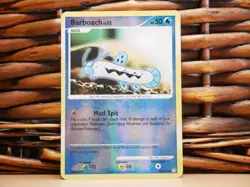Pokemon BARBOACH 72/123 REVERSE HOLO | MP Played | Mysterious Treasures | 2007 - Image 1