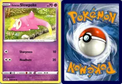 Galarian Slowpoke 054/198 Chilling Reign Pokemon TCG Common NM - Image 3