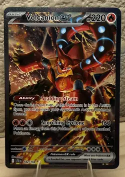 Volcanion ex (#182/159) - Holofoil SV - Journey Together LP Pokemon - Image 1