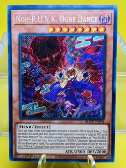 Noh-P.U.N.K. Ogre Dance BLMR-EN064 | Monstrous Revenge | Secret Rare Yugioh! NM - Image 1