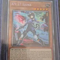 Konami Yu-Gi-Oh! K9-17 Izuna JUSH-EN031 Justice Hunters starlight rare - Image 1
