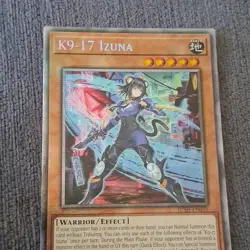Konami Yu-Gi-Oh! K9-17 Izuna JUSH-EN031 Justice Hunters starlight rare - Image 2