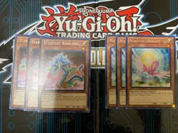 Yugioh! 3x Majestic Dragon Stardust Xiaolong KICO Rare 1st Ed NM - Image 1