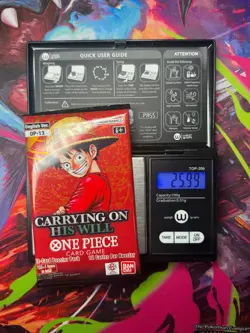 (VERY HEAVY)🔥25.99g One Piece TCG OP-13 Carrying On His Will Pack New Sealed - Image 1
