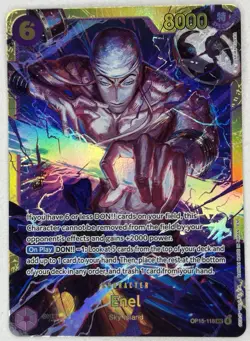 Bandai One Piece Card Game Enel OP15-118 SEC Foil 8000 English - Image 1