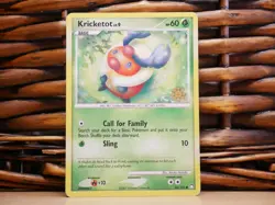 Pokemon KRICKETOT 86/123 Countdown Calendar | HP | Mysterious Treasures | 2007 - Image 1