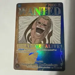 Donquixote Doflamingo ST03-009 Wanted Poster SP Rare One Piece Card English - Image 1