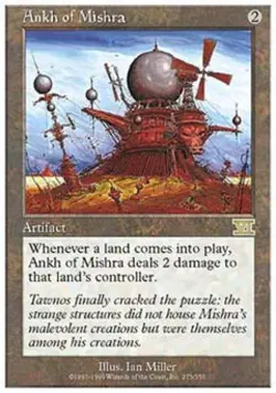 MTG English Ankh of Mishra NM Normal Classic 6th Edition - Image 1