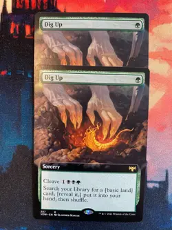 MTG Innistrad Crimson Vow Dig Up Extended Art x 2 - Image 1