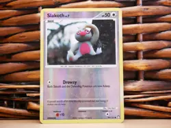 Pokemon SLAKOTH 99/123 REV HOLO | HP Heavy Play | Mysterious Treasures | 2007 - Image 1