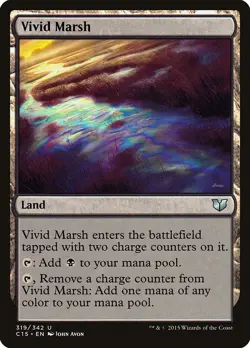 Vivid Marsh 1x MtG Commander 2015 SP/NM - Image 1