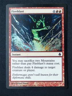 Fireblast Foil - PD2 - Mtg Card #4VG - Image 1