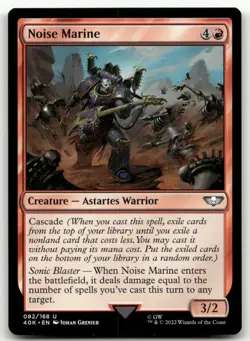 Noise Marine #82 (NM) Warhammer 40,000 40K Magic MTG - Image 1