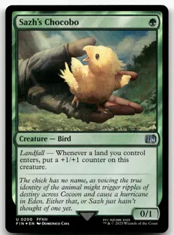 Sazh's Chocobo #200 (Foil) (NM) Final Fantasy FIN Magic MTG - Image 1