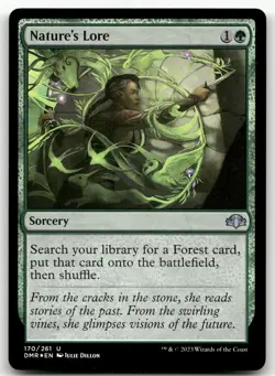 Nature's Lore #170 (Foil) (NM) Dominaria Remastered DMR Magic MTG - Image 1