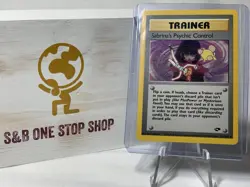 Sabrina's Psychic Control 121/132 Trainer - Gym Challenge - Pokemon TCG Wizards - Image 1