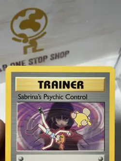 Sabrina's Psychic Control 121/132 Trainer - Gym Challenge - Pokemon TCG Wizards - Image 2