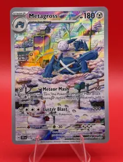 Pokemon #178/162 Metagross Illustration Rare Temporal Forces 🥇 - Image 1
