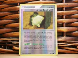 Pokemon ARMOR FOSSIL 116/123 HOLO | HP Heavy Play | Mysterious Treasures | 2007 - Image 1