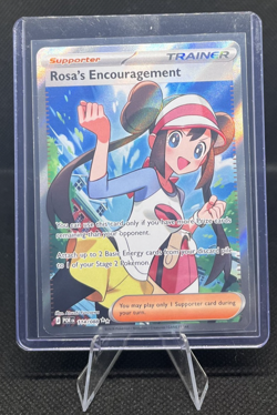 Pokemon Rosa's Encouragement 114/088 Me03: Perfect Order Holo Near Mint! - Image 1