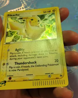 Pikachu 012 Black Star Promo 2003 E Reader Series Holo Rare Pokemon TCG - Image 5