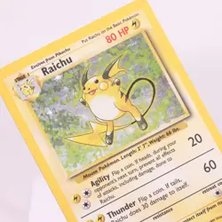 Pokemon TCG - Raichu 14/102 Base Set Holo Rare WOTC - MP - Image 1
