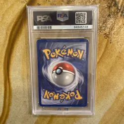 2004 POKEMON EX TEAM ROCKET RETURNS GOLD STAR #109 TREECKO-HOLO PSA 3 - Image 2
