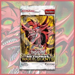 YuGiOh Battle Pack 2 War of the Giants PACK BOOSTER (5 Cards) FACTORY SEALED?? - Image 1