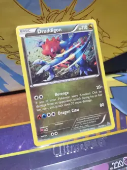 🐉 Pokemon Druddigon 70/106 Holo Rare Card XY Flashfire Sick Dragon Type 🐉 - Image 2