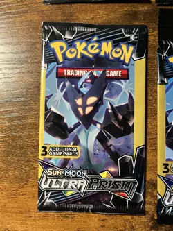 Pokemon Sun & Moon Ultra Prism 3 Card Mini Booster Packs 4 Packs - Image 4