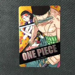 S0472 Nico Robin & Zoro One Piece Memorial Log Card Japanese Bandai - Image 1