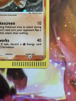 2003 Pokemon CHARMELEON Ex Dragon SECRET RARE Holo e-Reader Edition Card 99/97 - Image 5