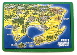 1996 Pocket Monster Pokemon Venusaur Trainer Map Card part 2 (MM55) - Image 2