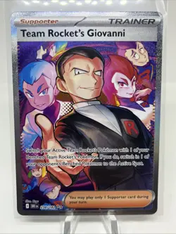 Pokemon Card | Team Rocket's Giovanni 238/182 SIR Trainer Destined Rivals - Image 1