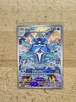 Pokemon Card - Palafin Obsidian Flames 200/197 Illustration Rare Full Art Holo - Image 1