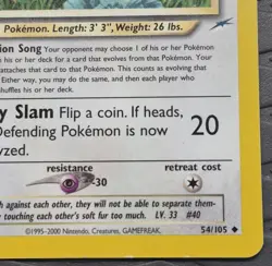 Light Wigglytuff 54/105 Uncommon Neo Destiny Pokemon Card MP - Image 5