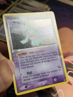 Wynaut 70/108 EX Power Keepers Reverse Holo Stamped Foil 2007 Pokemon Card MP - Image 4