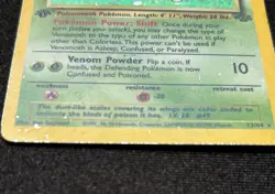 Venomoth 13/64 Jungle Holo Pokemon Card 70HP Shift Power Vintage TCG 1999 - Image 4
