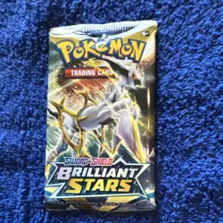 Pokemon Sword & Shield Brilliant Stars Booster Pack Arceus 10 Cards English - Image 1