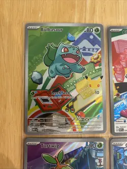 Pokemon First Partner Illustration 30th Collection Complete Promo Set 9 Cards NM - Image 3