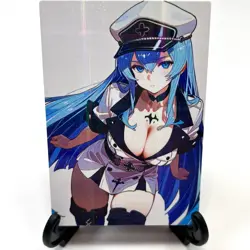Akame ga Kill! Esdeath Sexy Anime Waifu Girl Doujin Lewd Goddess Story Art Card - Image 2