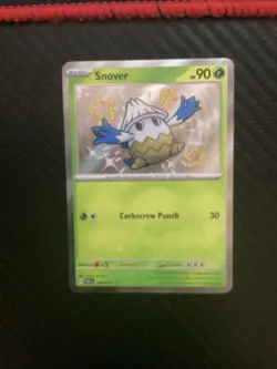 Snover (Shiny) Paldean Fates 100/091 Shiny Rare Pokemon Card NM - Image 1
