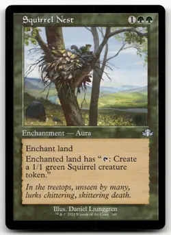Squirrel Nest (Retro Frame) #349 (NM) Dominaria Remastered DMR Magic MTG - Image 1