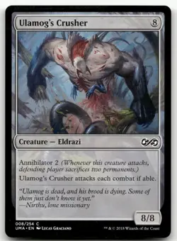 Ulamog's Crusher #8 (NM) Ultimate Masters UMA Magic MTG - Image 1